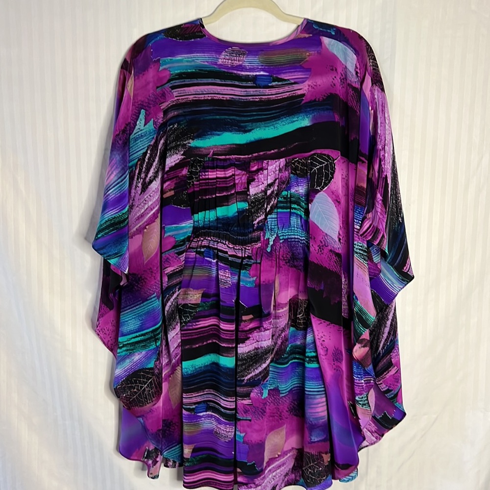 Yumi Kim Silk Kimono Sleeve Dress/Cover Up - Picture 7 of 13